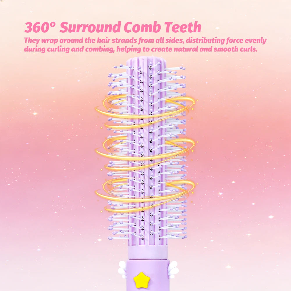 Magic Round Hair Brush – Thermal Curling & Blow Dry Tool Round Hair Brush Oasis Select