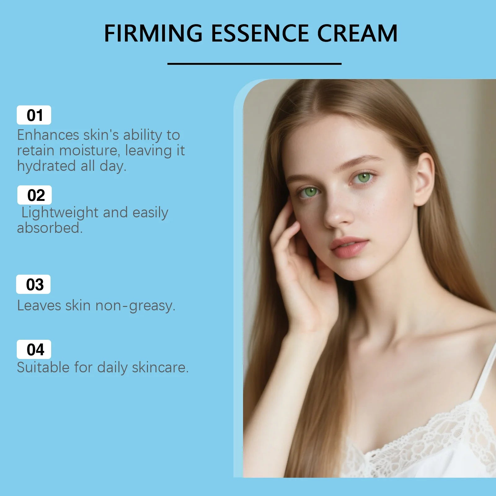 Collagen Rejuvenating Cream Peptide Firming Essence Cream Volumizing Skin Tightening Reduce Dullness Fade Fine Lines Skin Care Oasis Select