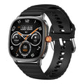 1.73-inch Square AMOLED Screen Smartwatch Man Woman Sports Fitness Tracker Call Smart Watch IP68 Waterproof Voice Assistant NFC Oasis Select BKBKS