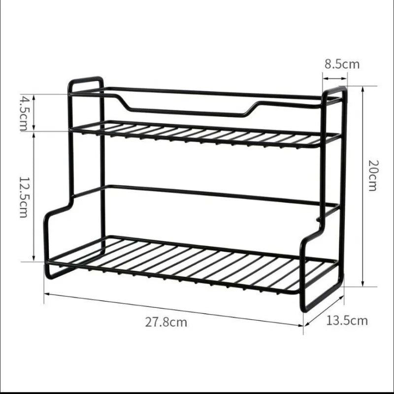 Stainless Steel Multi-Purpose Storage Rack & Organizer