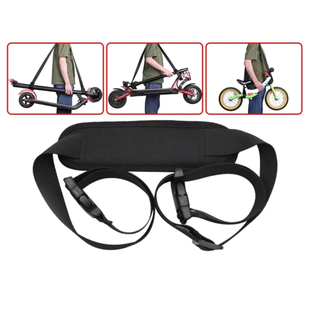 Adjustable Kids Bikes Carrying Strap with Shoulder Pad Kick Scooter Shoulder Strap Hand Carrying Shoulder Belt Oasis Select Default Title