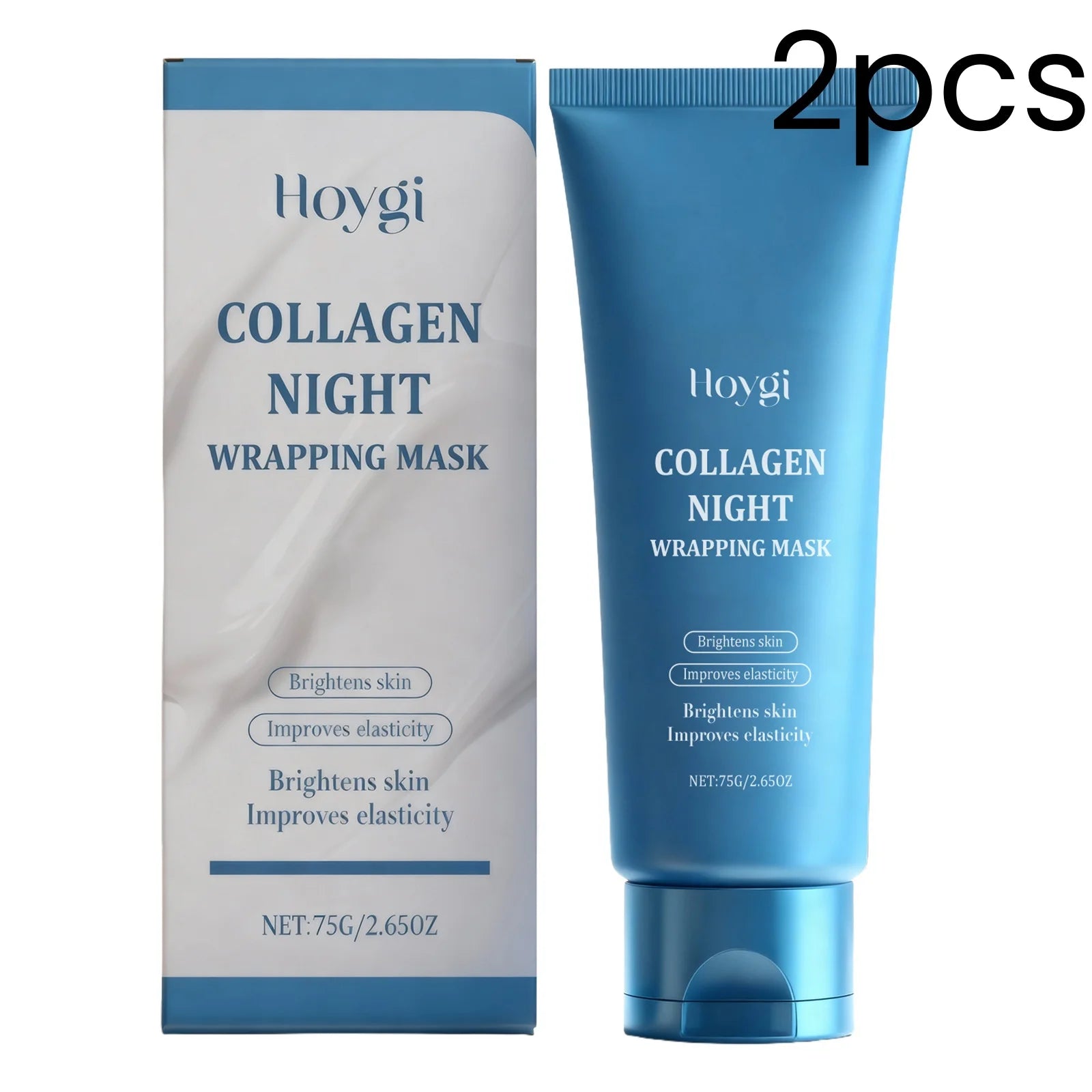 Hoygi Collagen Night Peel-Off Mask – Firm & Brighten Skin Collagen Peel-Off Mask Oasis Select 2pcs