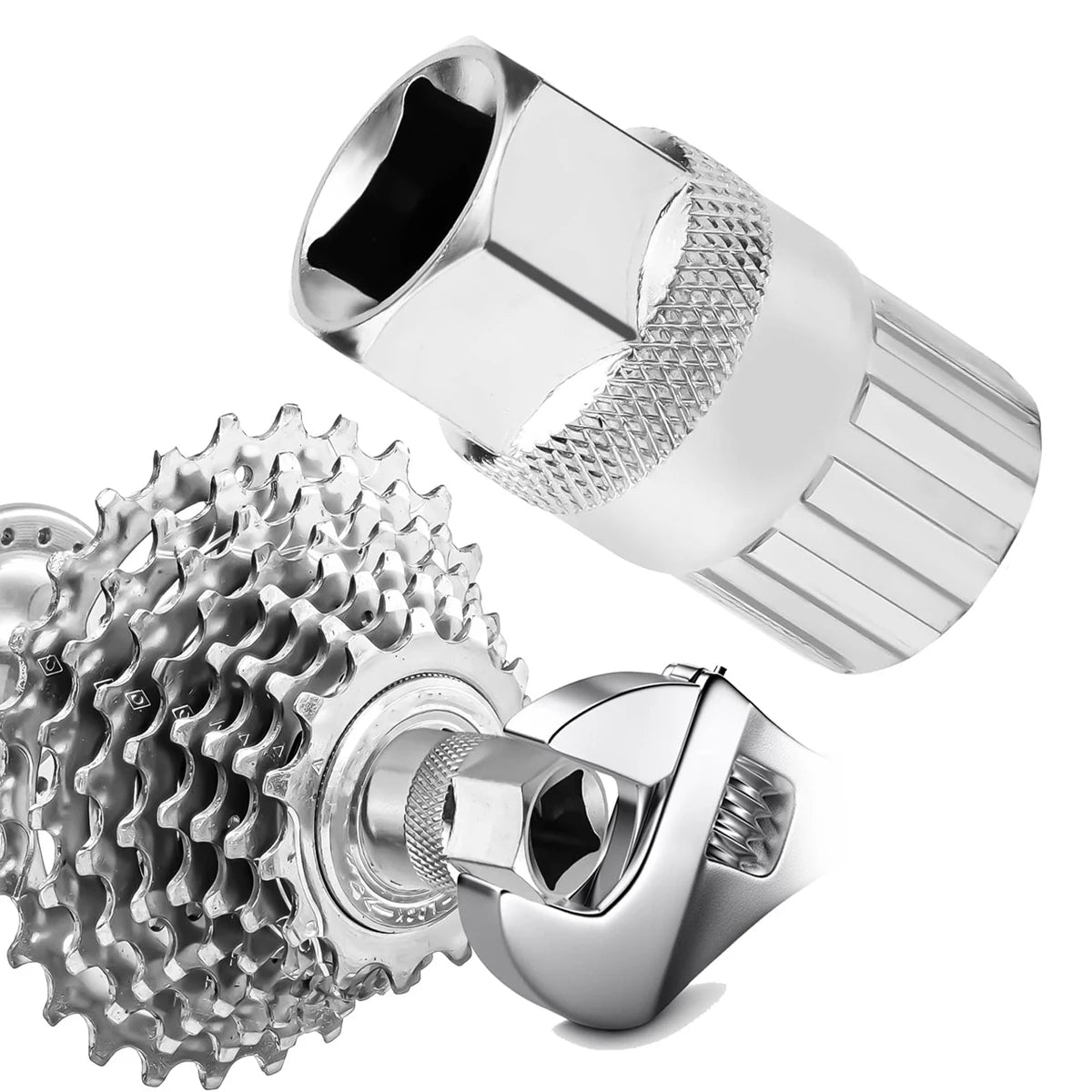 12-Spline Freewheel Remover Tool – Universal Bike Freewheel Lockring Wrench for 6-12 Speed Screw-On Freewheels Oasis Select