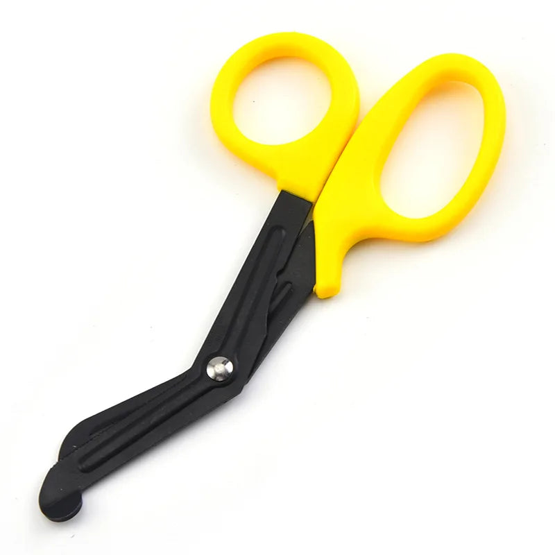 Medical Scissors Survive Paramedic Medical Rescue Scissor Trauma Gauze Tactical First Aid Shear Trauma Shears Survival Rescue Oasis Select YELLOW