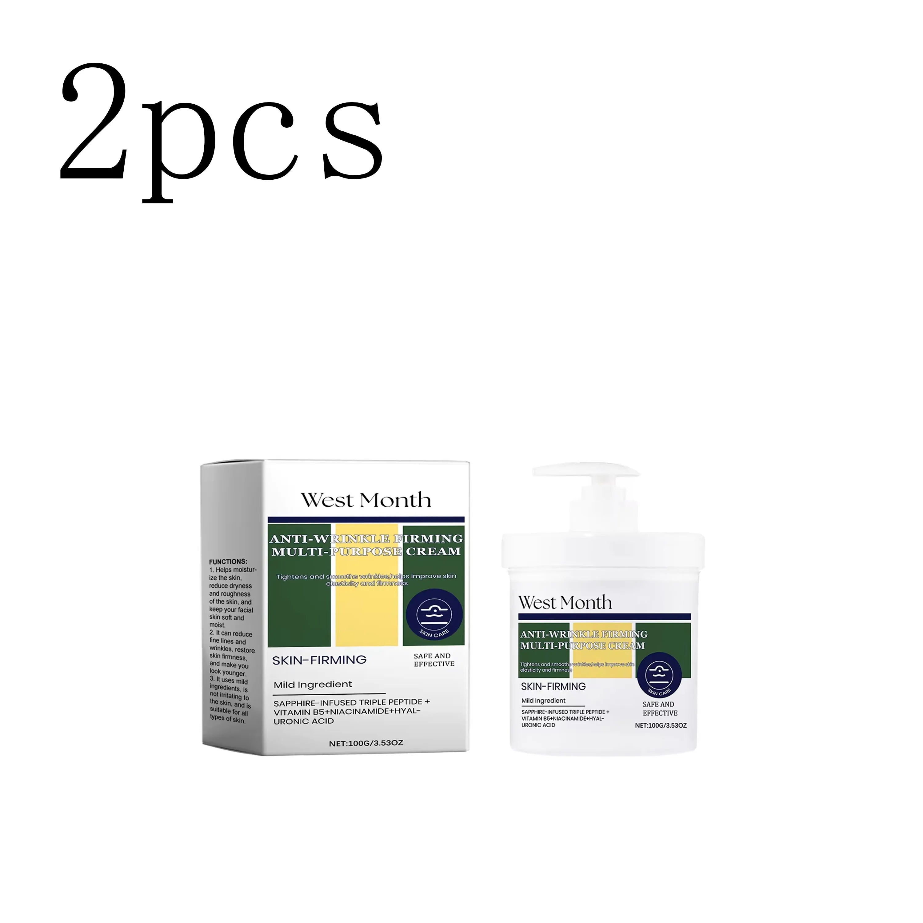 Firming Face Cream Deep Moisturizing Fade Fine Lines Reduce Dryness Soothing Repairing Anti-Wr-inkles Soft Tender Nourish Cream Oasis Select 2boxed