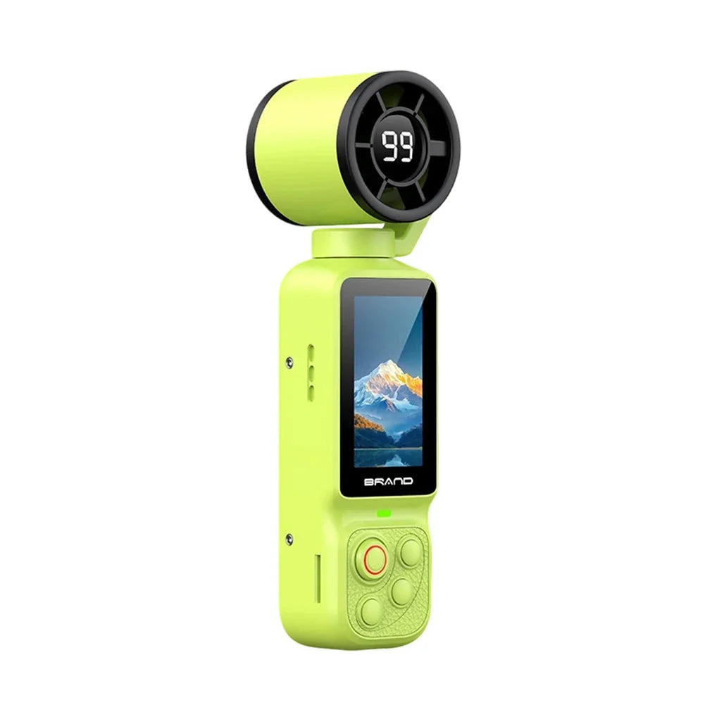 1080p Pocket Vlog Camera – 180° Rotatable Lens & Cooling Fan