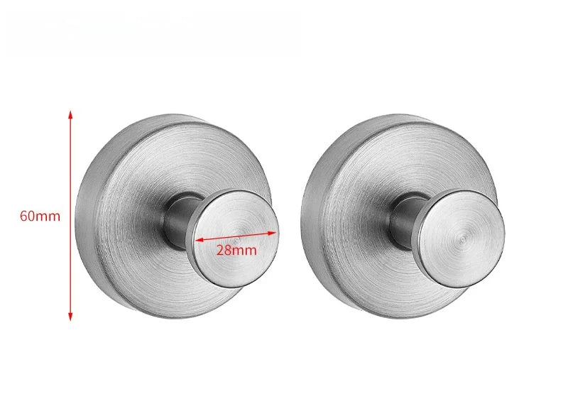 Suction Cup Hooks Towel Coat Bath Robe Hook Wall Mount Waterproof Holder Suitable for Bathroom Kitchen Glass Door Mirror Tile Oasis Select 2PCS 3