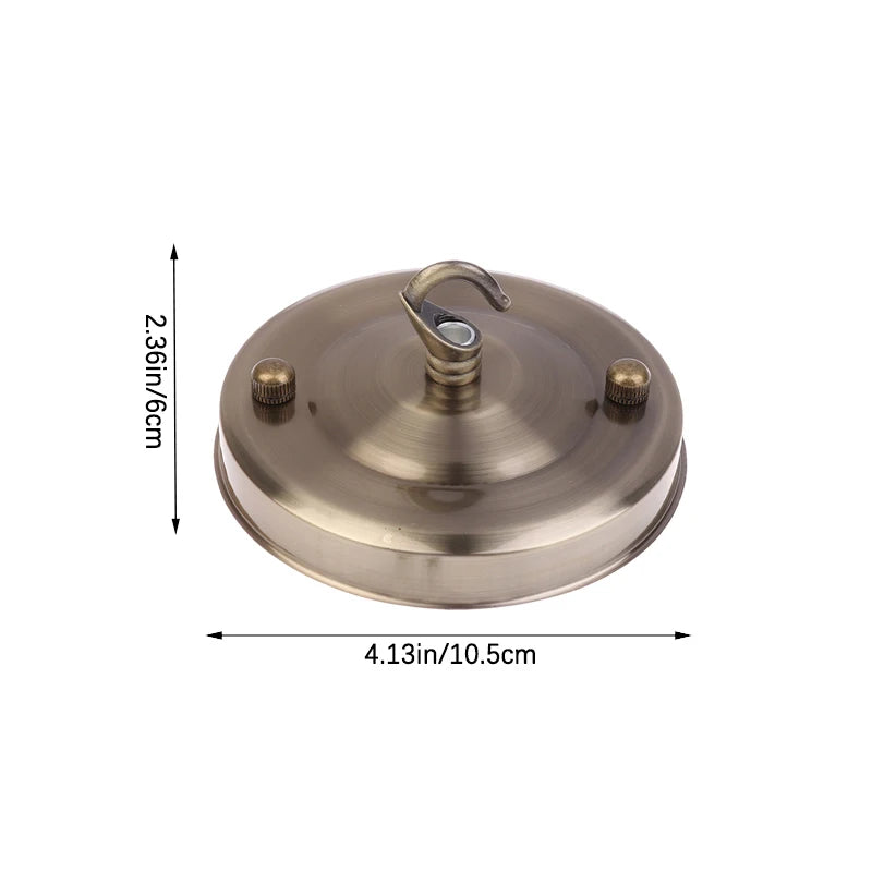 1Pc Lamp Part Ceiling Plate Holder Fitting Wall Hook Light Living Room Pendant Plate 10.5*6cm Household DIY Chandelier Decor Oasis Select