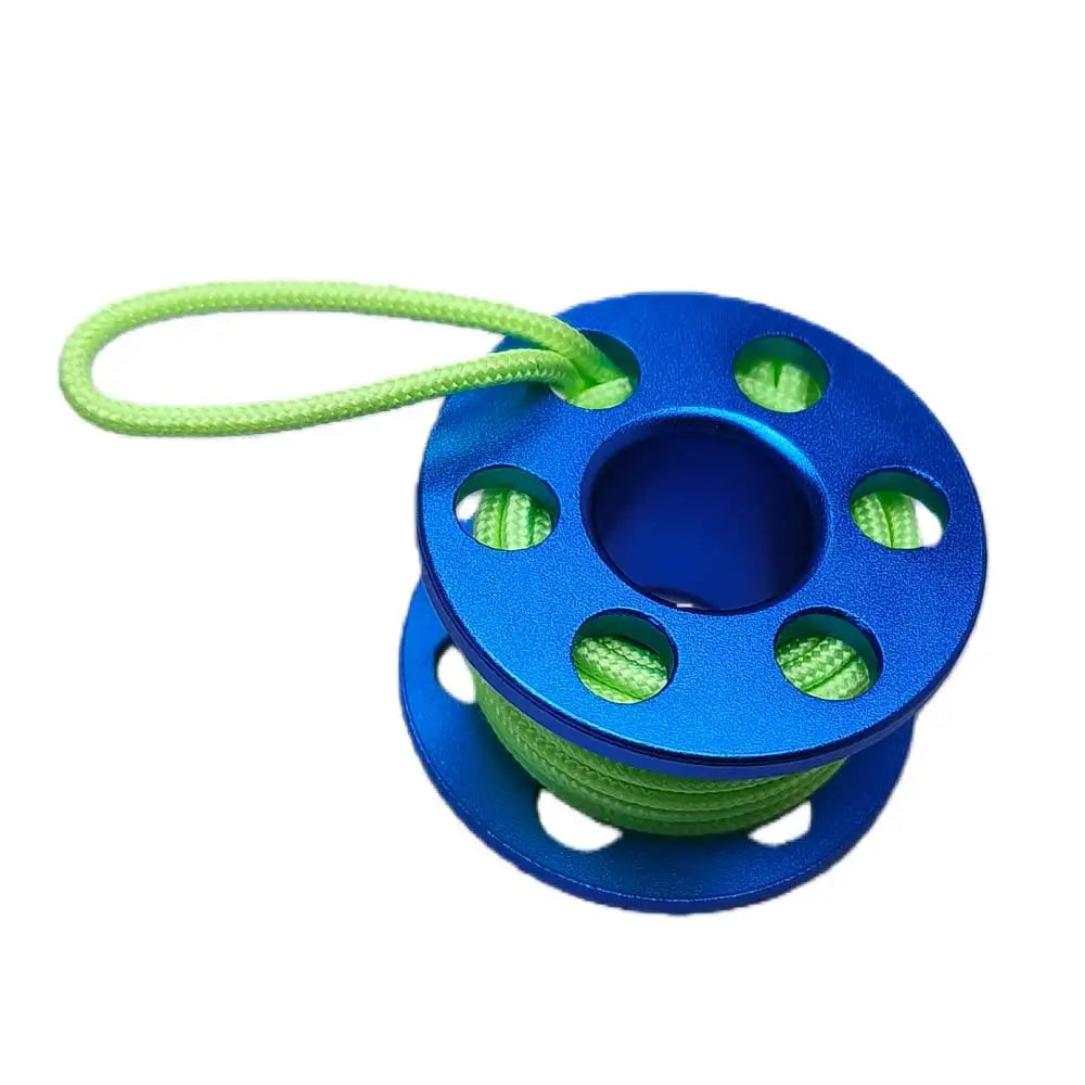 Scuba Backpack Pendant Diving Handbag Mini Reel Keychain Glow in The Dark Dive Reel Accessory Dive Gift for Snorkel Dive Lovers Oasis Select blue