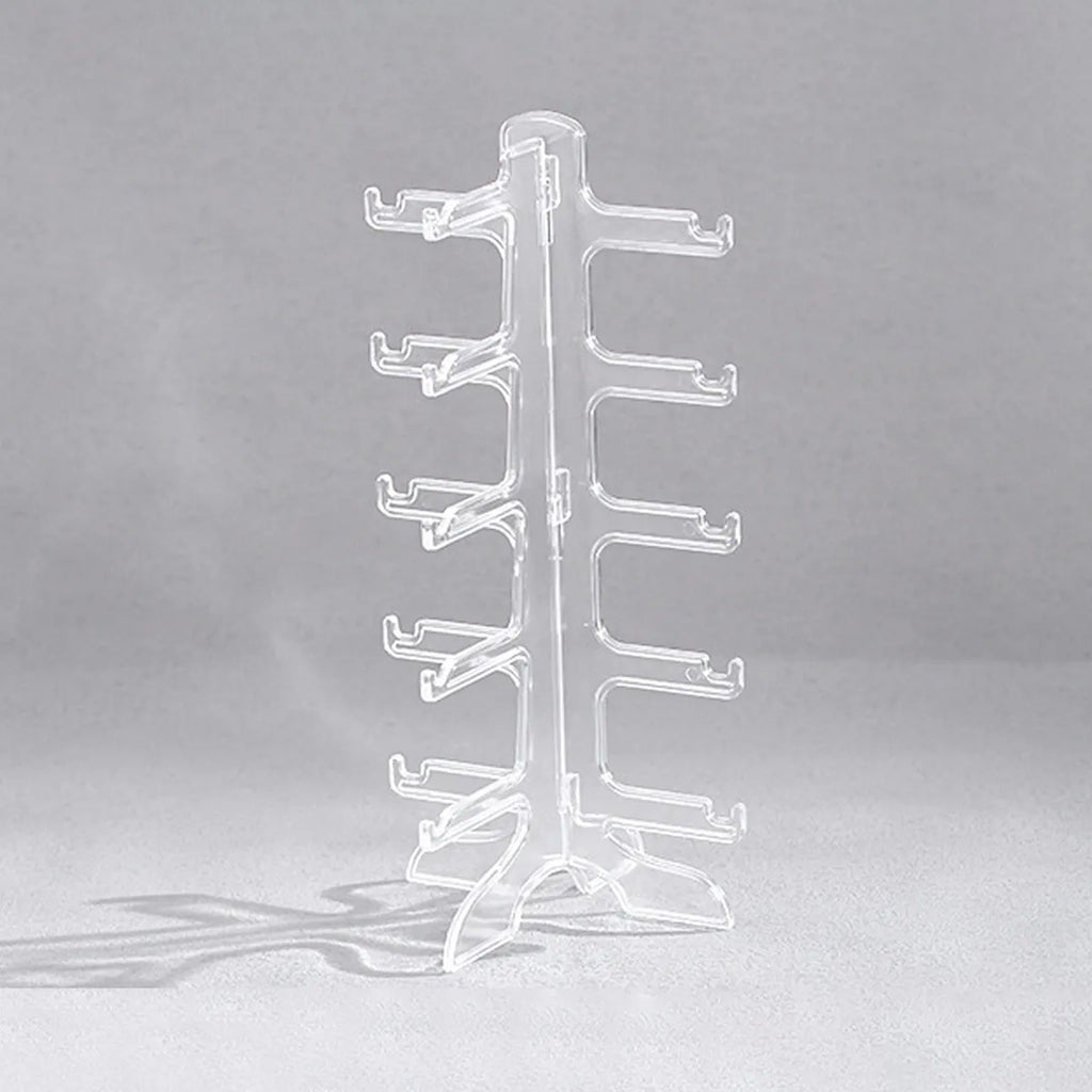 1pc Transparent multi-layer eyeglass frame, sunglasses display frame, desktop storage frame, minimalist storage frame Oasis Select