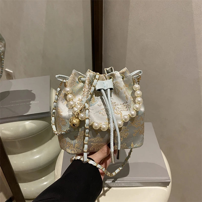 Chinese Embroidery Women's Handbag – Shoulder & Crossbody Tote