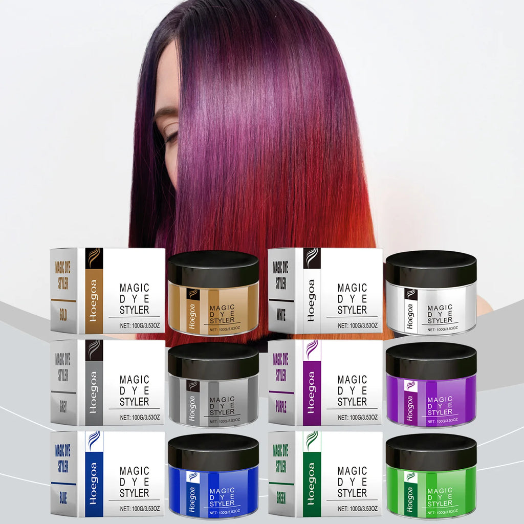 Hair Dye Wax Easy Rinse Disposable Pomade Improving Straighten Permanent Styling Grey Modeling Professional Hair Coloring Cream Oasis Select