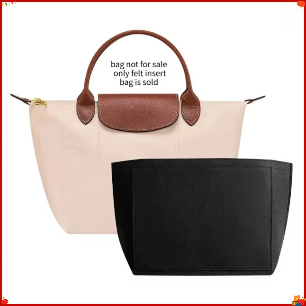 Padded Felt Handbag Insert Liner Cloth Bag for Purse Organization Uses for Tote Bags Travel Storage and Interior Protection Oasis Select