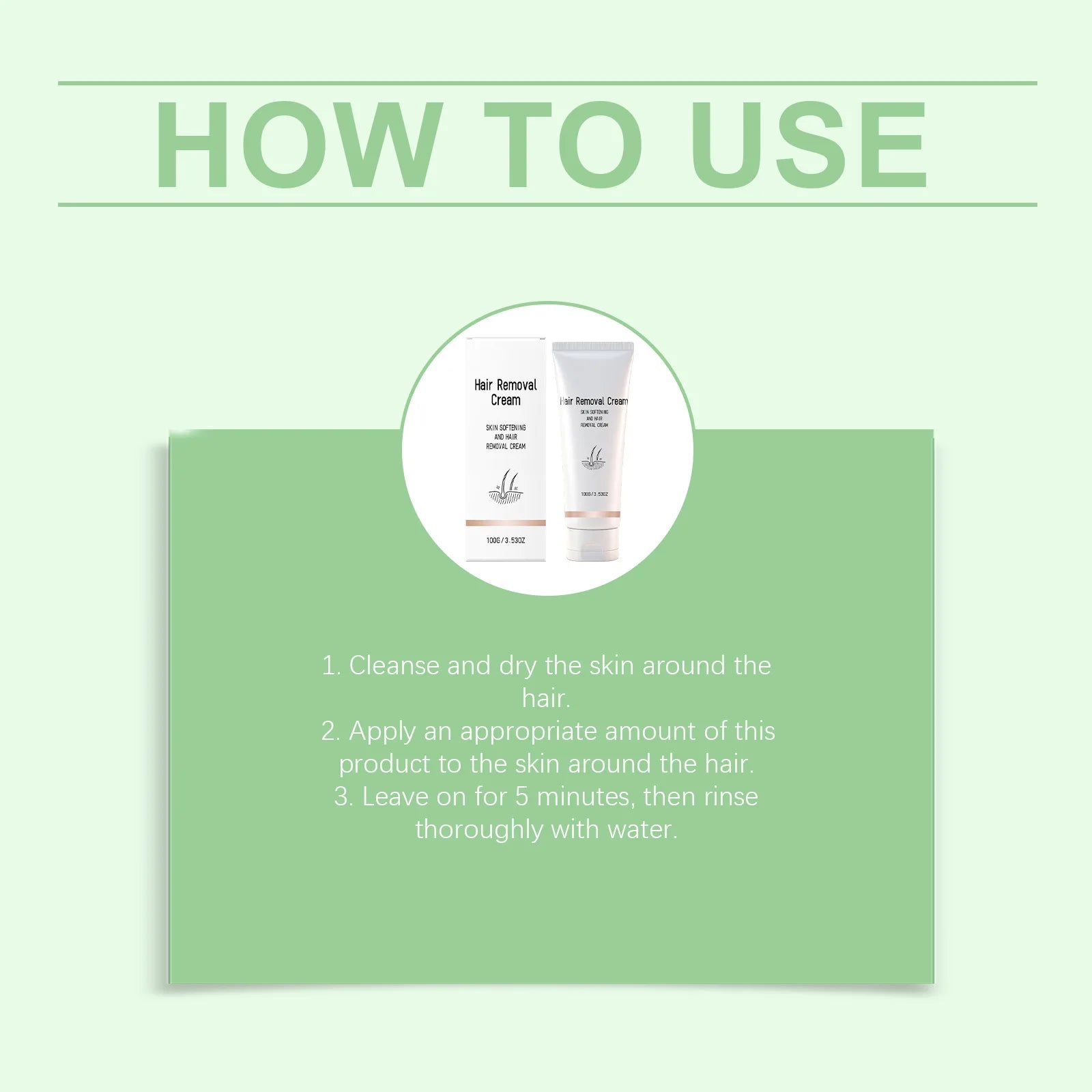 Instant Hair Removal Cream Gentle Painless Remove Hair Smooth Nourish Skin Easy Apply No Redness Personal Care Hair Remove Cream Oasis Select