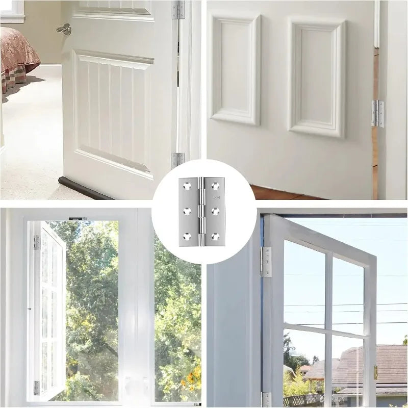 Stainless Steel Swing Hinges for Doors and Windows Mini Hinges for Hinges and Hardware Accessories for Home Doors Oasis Select