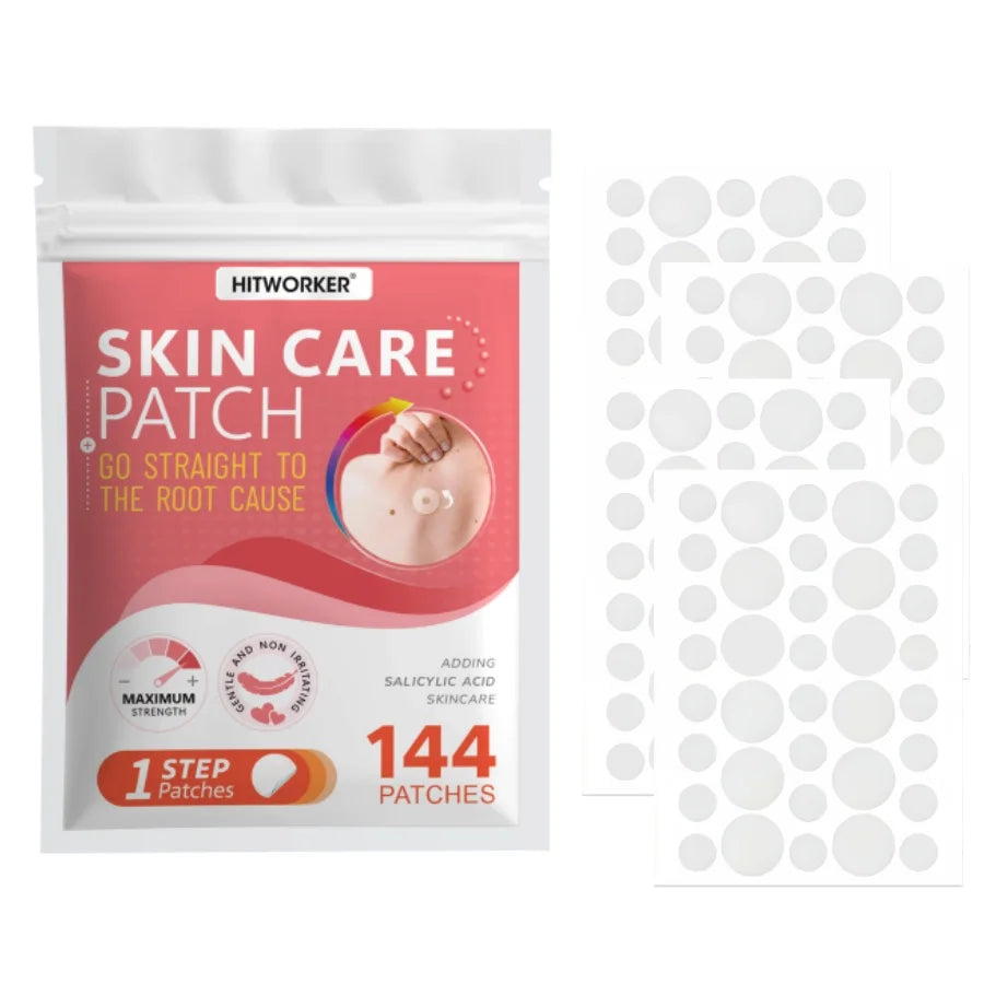 144 pieces of skin cleansing care patches, water-based gel with no irritation, suitable for all skin types. Hydrating acne patch Oasis Select 144pcs
