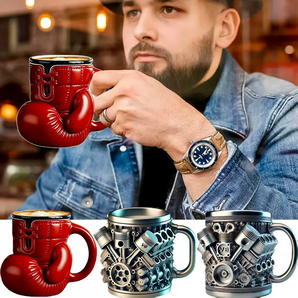 Boxing Glove Mug – Funny Sports Coffee Cup & Creative Gift Novelty Coffee Mug Oasis Select