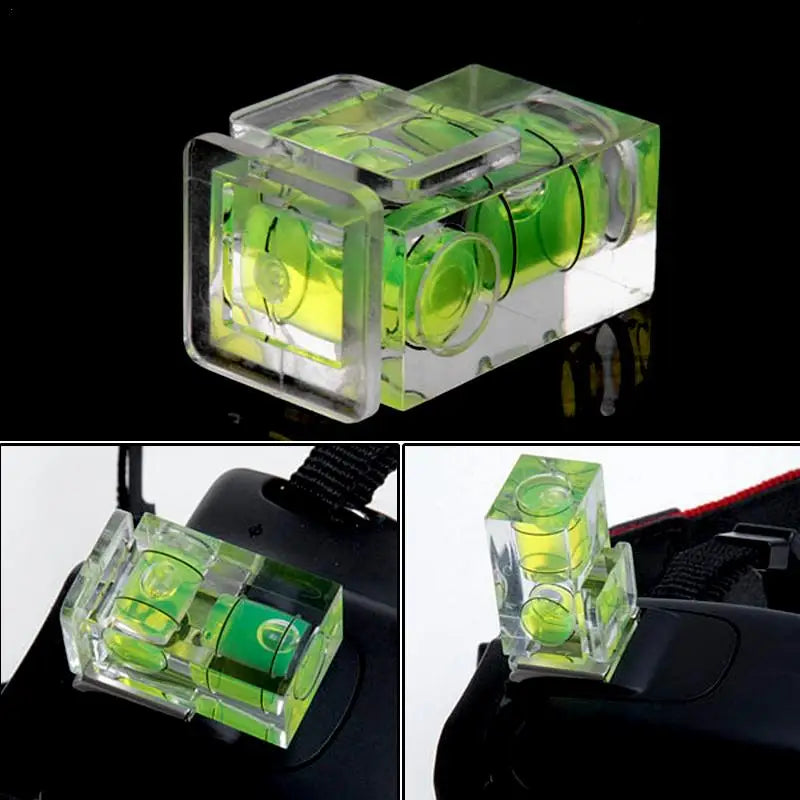 3-Axis Hot Shoe Bubble Spirit Level for DSLR Cameras