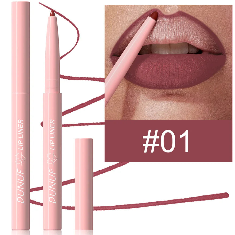 1 PCS Matte Velvet Lipliner | Lipstick Waterproof Long-lasting Non-stick Cup High Pigment Multifunctional Bright Red Nude Y2K Oasis Select 01 0.25g