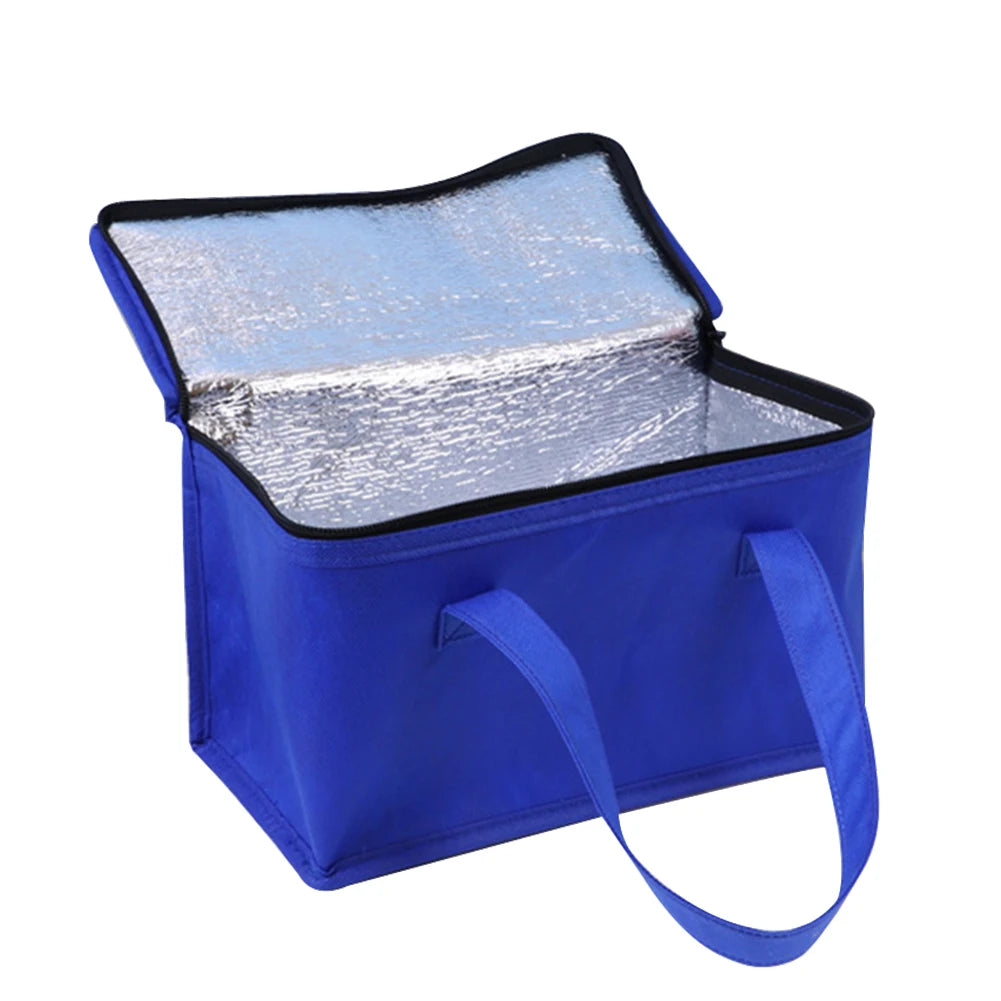 Picnic Bag Cookware Storage Bag Food Thermal Bag Insulation Picnic Ice Pack Beer Delivery Bag for Family Outdoor Activities Oasis Select 21X14X17 Blue france