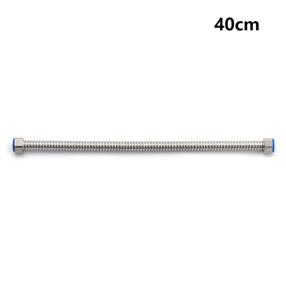 G1/2" Useful Home Durable Stainless Steel Plumbing Corrugated Pipe Hose Tube Water Heater Connector Oasis Select 40CM