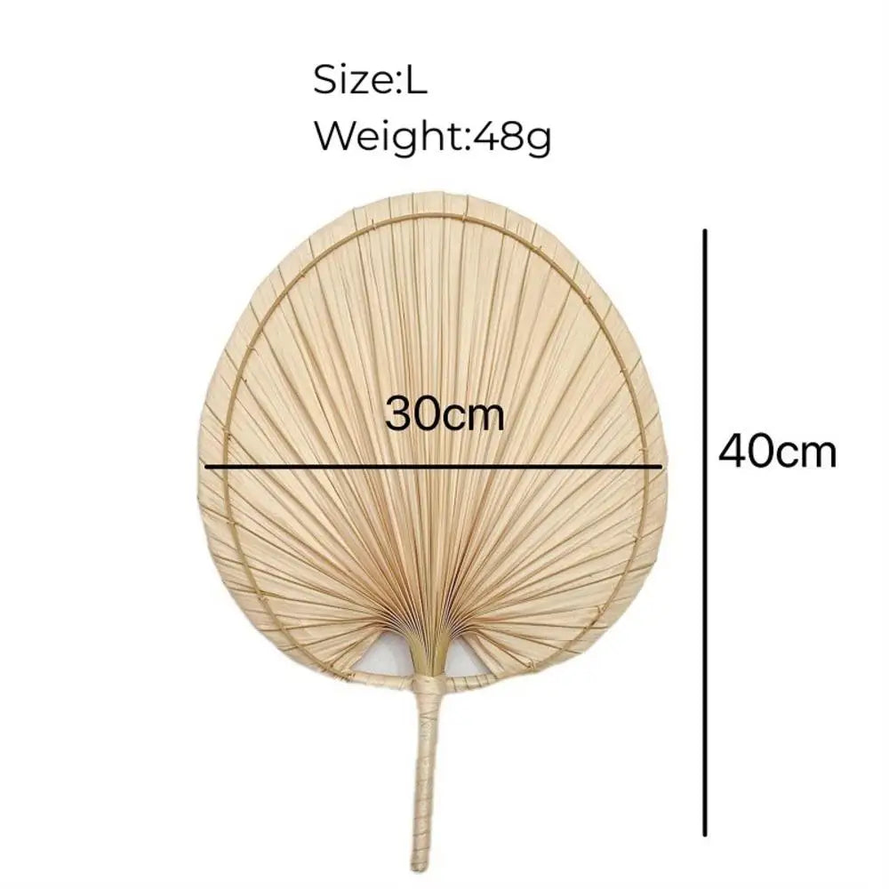 1pc Hand-Woven Woven Straw Hand Fan Old Summer Natural Environmentally Friendly Hand-Woven Fan Decorative Fan For Home Decor Oasis Select L China Other
