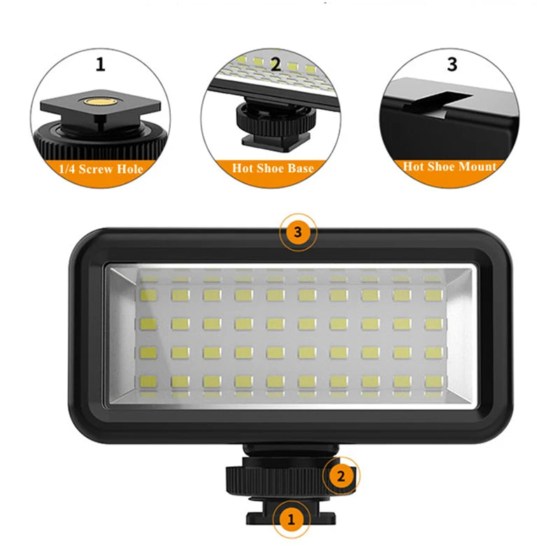 VeFly 40M Waterproof Underwater LED Fill Light | GoPro & DJI