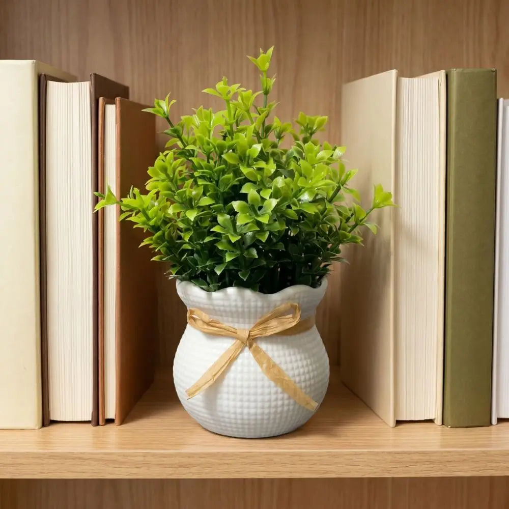 Artificial Bonsai Flower Plant & Vase – Indoor Home Décor
