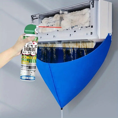 100cm Thickened Cleaner Air Coditioning Cleaning Cover Bag PVC with Water Pipe Home 1-1.5P Split Hanging Air Conditioner Tools Oasis Select