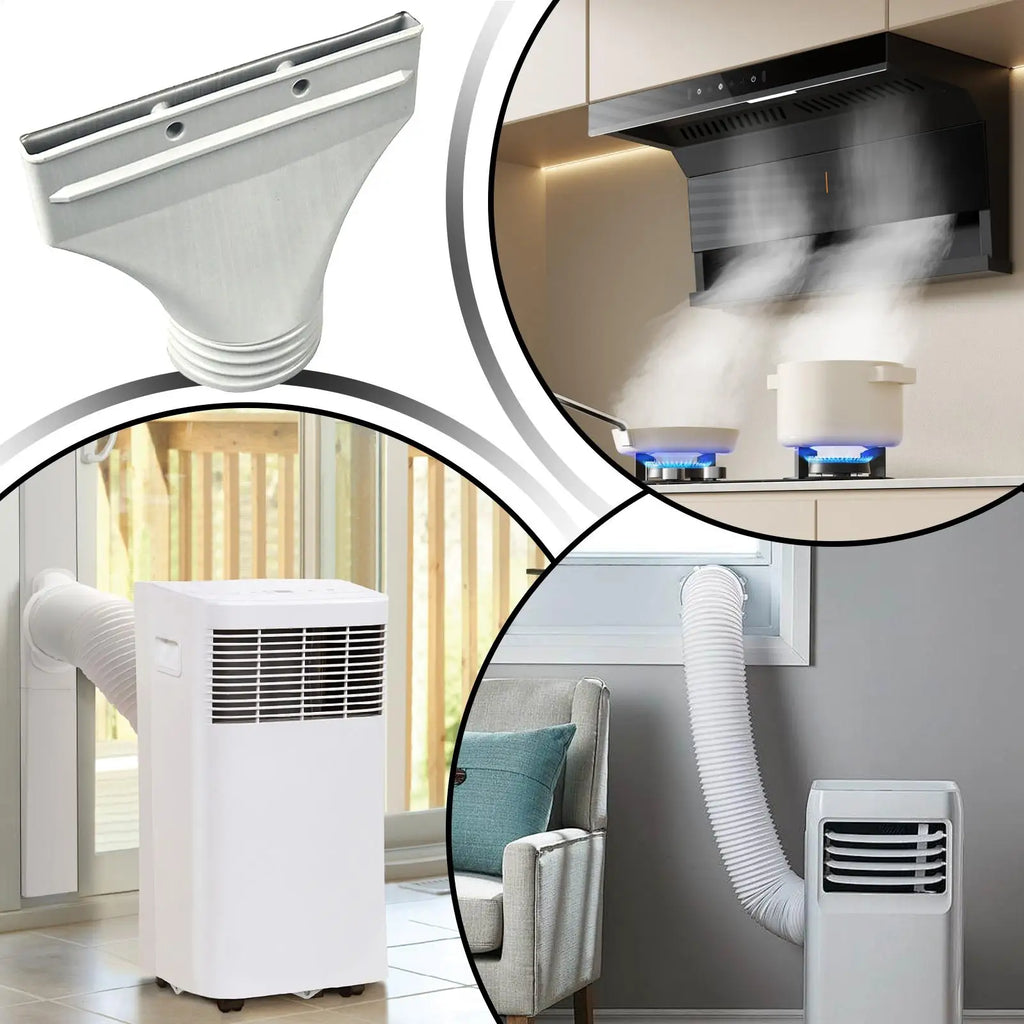 1pc Portable Ac Hose Connector Portable Air Conditioner Hose Adapter Seal Vent Tube Kit for Air Conditioner Unit Duct Dryer Home Oasis Select
