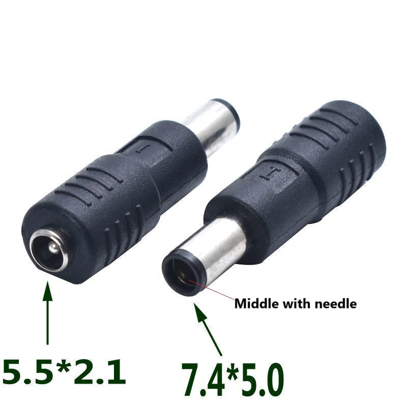 DC 5.5x2.1mm Female Jack Connectors to DC 4.0*1.7mm 3.5*1.35mm 4.8*1.7mm 7.9*5.5mm 6.3*3.0mm Male Plug Power Adapter Connector Oasis Select 7.4x5.0 to 5.5x2.1 1 PCS