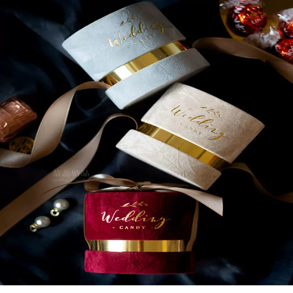 Velvet Candy Box Reusable Gift Box Packaging Wedding Candy Box Versatile Ins Gift Bag For Festival Home Decor Jewelry Storage Oasis Select