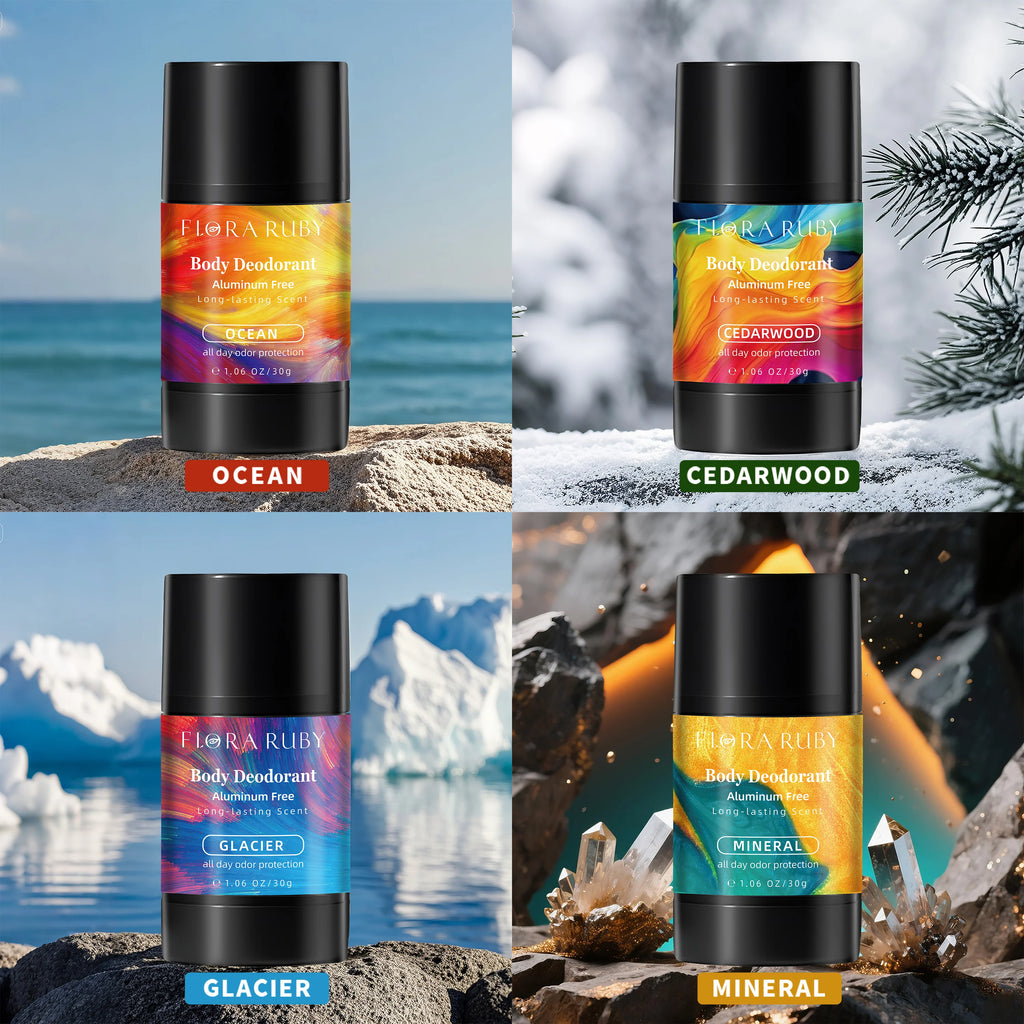 Flora Ruby aluminum free 48 Hours Of Lingering fragrance Underarm 30g/1.06oz Deodorant stick long lasting scent Oasis Select