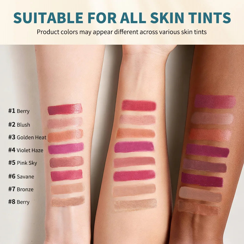 8 Color Balm SPF 50 Mineral Sun Lip & Cheek Tint Hydrating Water Resistant Long Lasting Buildable Blush Natural Makeup Oasis Select