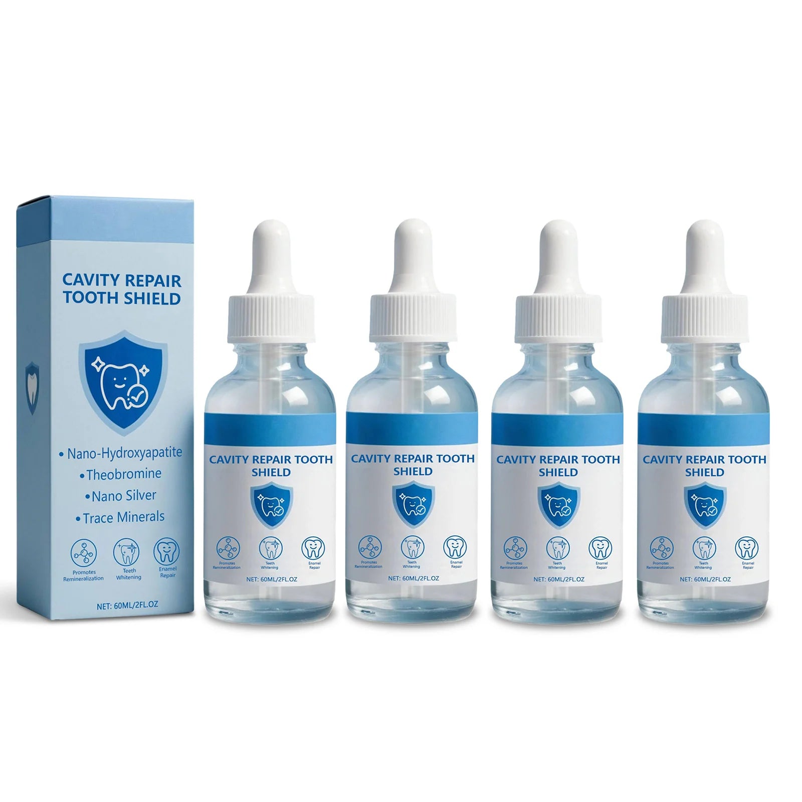 60ml Teeth Whitening Polish – Stain Remover & Enamel Care Teeth Whitening Polish Oasis Select 4pcs X 60ml