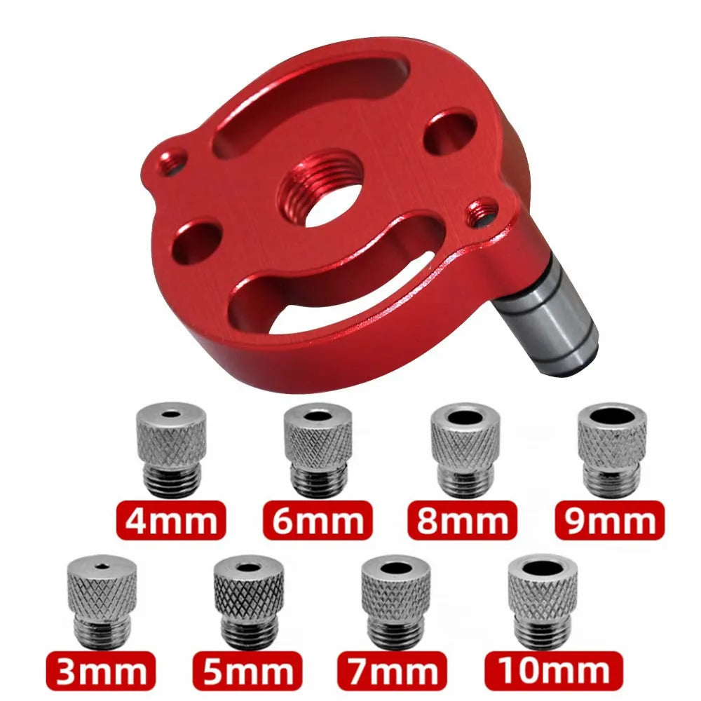 Professional Woodworking Self Center Dowel Jig Handheld Drill Guide for Straight Holes Panel Hole Puncher Locator Tool Oasis Select 1 Set
