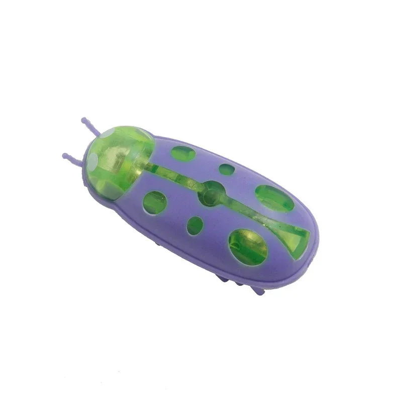 Electric Bug Cat Toy Automatic Flip Battery Operated Pet Dog Beetle Playing Interactive Toy Interactive Cat Toy Pet Supplies Oasis Select H