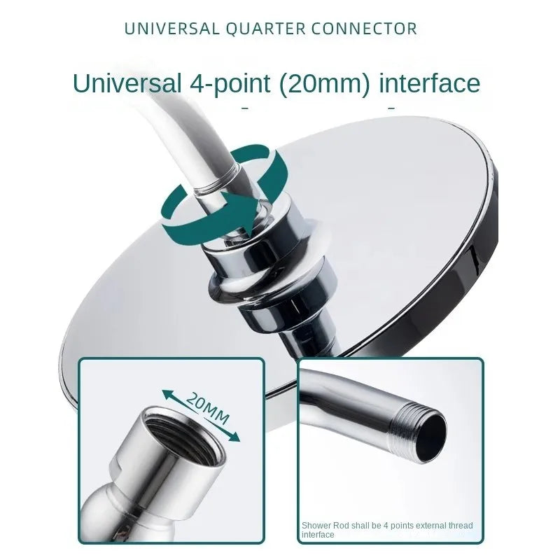 1PC Shower Head Top Spray Connect Joint Copper Universal Rotation Ball Joint with washer for Bath Shower Replacement Accessories Oasis Select