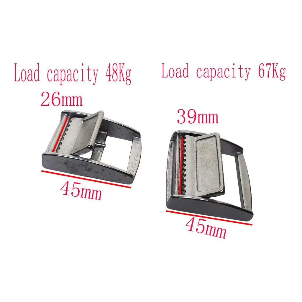 316 SS Belt Buckle Ratchet Tie Down Strap Cam or Webbing Cargo Lashing Lash Luggage Bag Belt Metal Buckle Oasis Select