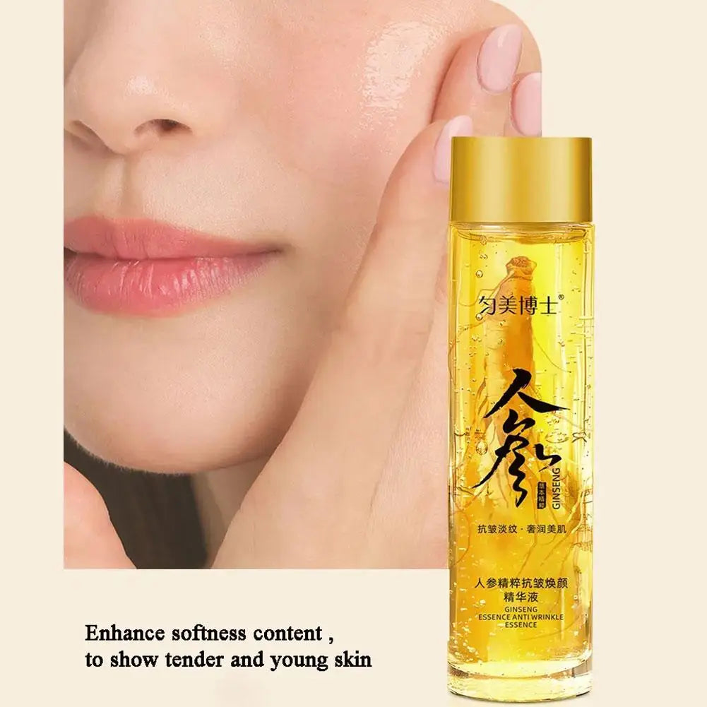Gold Ginseng Face Essence Polypeptide Anti-wrinkle Lightning Moisturizing Facial Serum with Niacinamide Skin Care Oasis Select