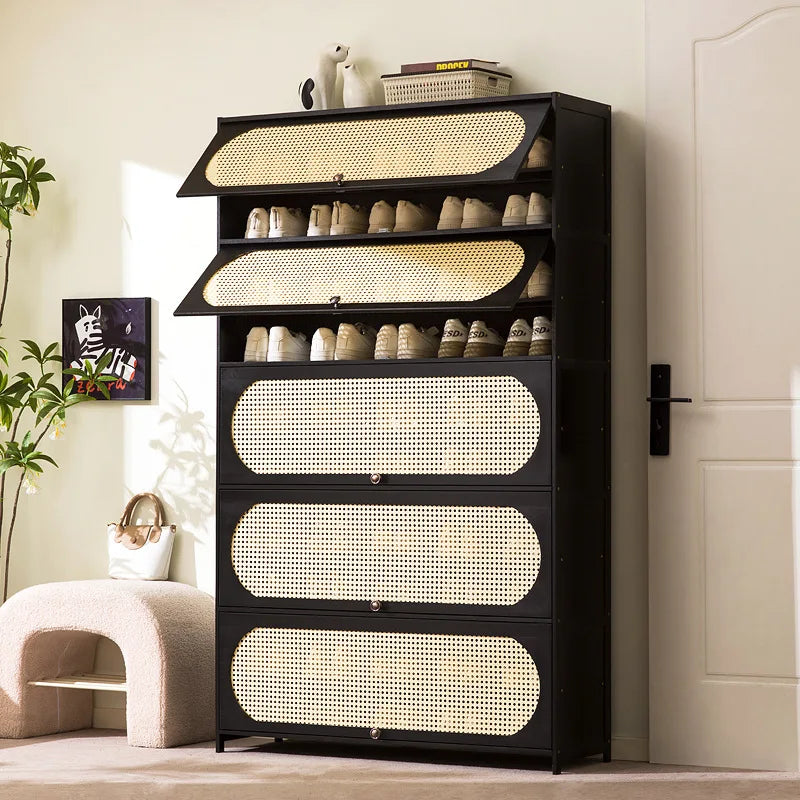 Shoe Cabinet Creative Entrance Cabinet Entrance Door Living Room Locker Storage Integrated Dust-proof Shoe Rack Oasis Select