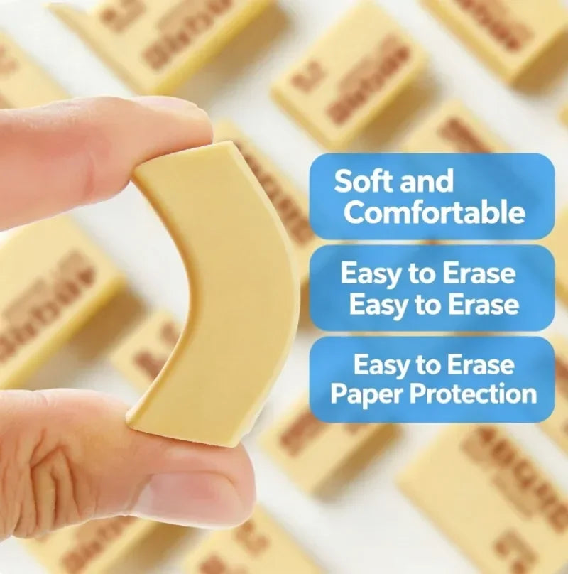 1-10PCS 4B Pencils Eraser Student Office School Stationery Writing Art Drawing Rubber Wrong Questions Correction Eraser Oasis Select