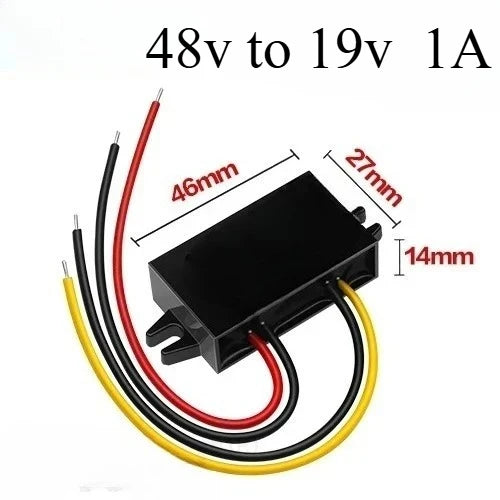 36 48v to 19v 1A 2A 4A 6A 8A 12A 15A 20A 30A DC DC Converter Step Down Buck Voltage Regulator For Car Device Oasis Select 1A 30-60V 19V