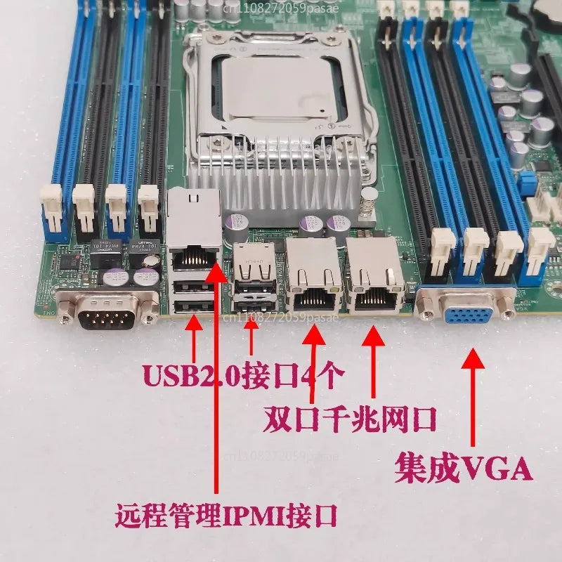 X9DR3-F Dual LGA2011 X79 C602 NVMe Server Motherboard