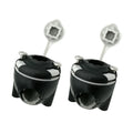 Fishing Rail Clamped Mount Base Star Holding Base Marine Boat Kayak GPS Fish Finder Pipe Adapter Accessories Holder Oasis Select 2 Pieces