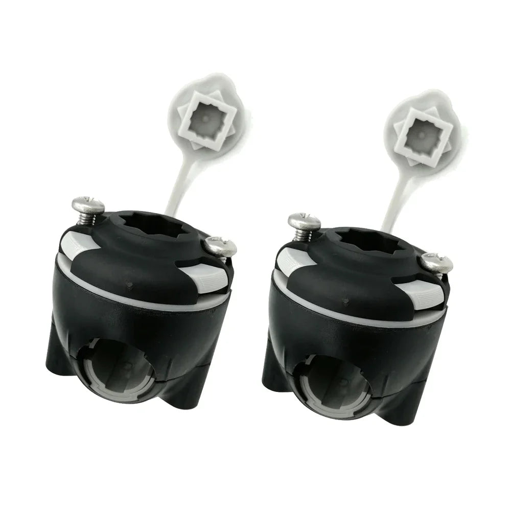 Fishing Rail Clamped Mount Base Star Holding Base Marine Boat Kayak GPS Fish Finder Pipe Adapter Accessories Holder Oasis Select 2 Pieces