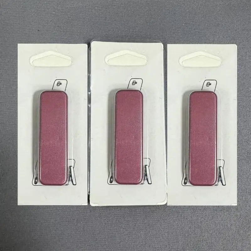 1/3PCS Mini Invisible Foldable Mobile Phone Stand Aluminum Alloy Desktop Mount Material Holder Adjustable Angle For Cellphone Oasis Select 3PCS Pink