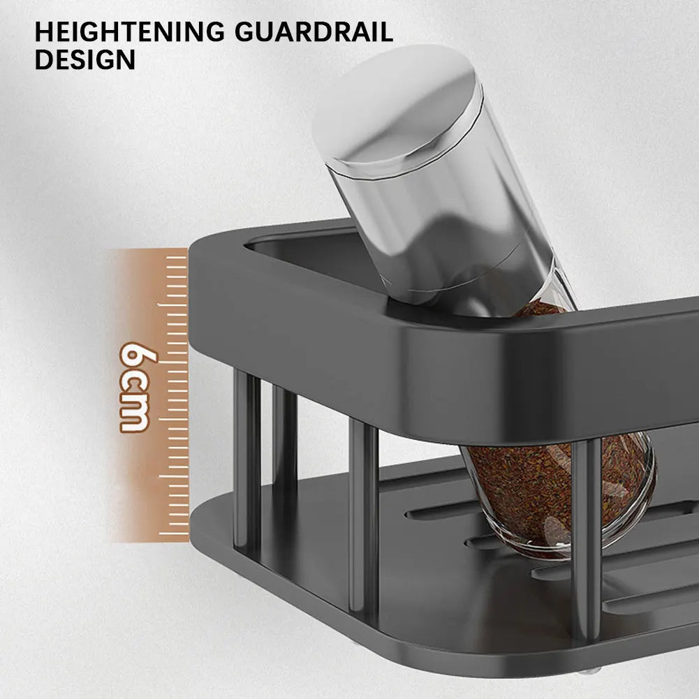 No-Drill Stainless Steel Kitchen Sink Organizer & Drainer Rack