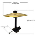 Car Crash Cymbal Air Vent Mini Drum Car Drum Cymbal Air Vent Car Hand-shooting Cymbals Musical Instrument For Car Interior Oasis Select 1PCS Gold