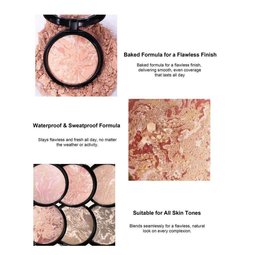 Handaiyan Baked Duo Matte Powder Foundation – 7 Shades